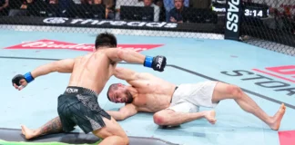 Song Yadong l-a învins pe Umar Nurmagomedov și va fi următorul luptător care va lupta cu centura pe masă! (VIDEO) Song Yadong l-a învins pe Umar Nurmagomedov și va fi următorul luptător care va lupta cu centura pe masă! (VIDEO)