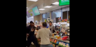 VIDEO. L-a trimis la culcare în fața caselor de marcat! VIDEO. L-a trimis la culcare în fața caselor de marcat!