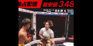 VIDEO. Un bărbat o face KO pe o femeie într-o luptă de MMA! VIDEO. Un bărbat o face KO pe o femeie într-o luptă de MMA!