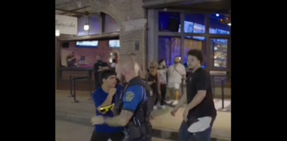 VIDEO. Bătaie de stradă oprită într-un mod exemplar de poliție! VIDEO. Bătaie de stradă oprită într-un mod exemplar de poliție!