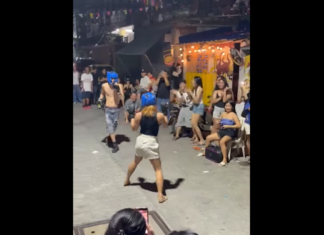VIDEO. Bătaie fată vs. băiat cu final neașteptat! VIDEO. Bătaie fată vs. băiat cu final neașteptat!